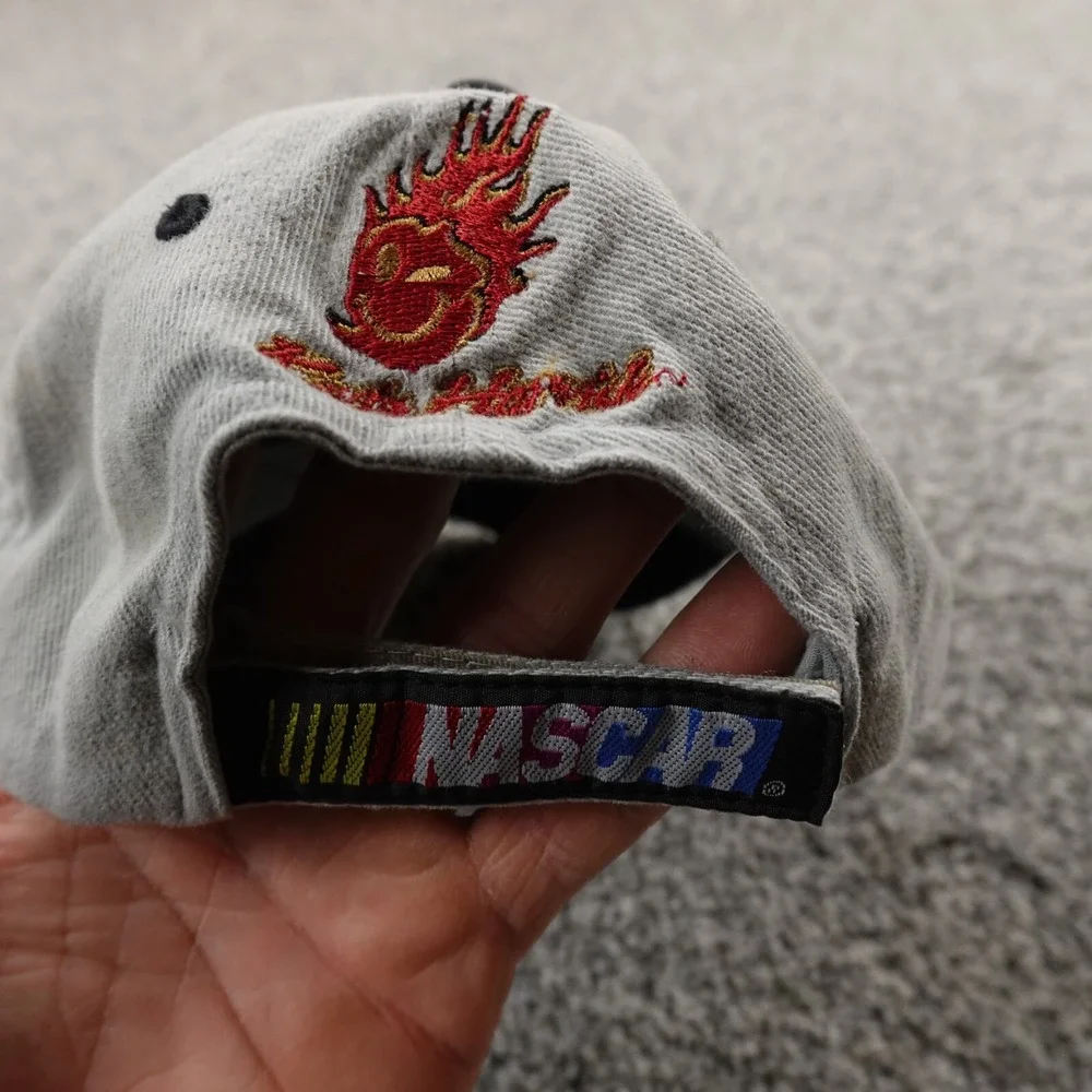 VTG Kevin Harvick Hat Mens Strap Back Cap Gray Black Nascar 10 Goodwrench Racing
